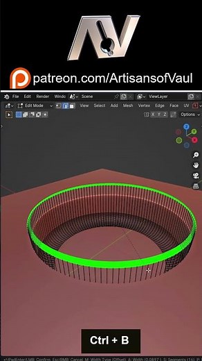 Great trick to bevel boolean edges in Blender