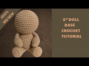 CROCHET DOLL BODY BASE SITTING