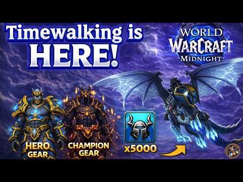 Time-walking Event is HERE! Don't Miss Free Hero Gear and Rare MOUNTS! ~World of Warcraft: Midnight~