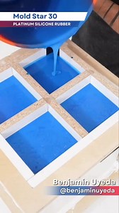 Benjamin @benjaminuyeda molds big ideas from simple shapes using Mold Star 30 and building bricks to build a bed frame. Did you know you can also make a mold box using building bricks? Explore mold making and casting materials at https://reynoldsam.pulse.ly/wvxab3y0g6. | Reynolds Advanced Materials