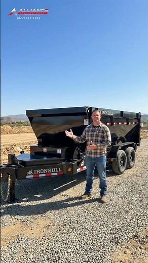 2025 Black IronBull DBB Roll Off Trailer with 0 Miles in Carson-Beaumont for $13,085