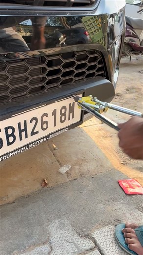 Dîlšhãd Khãñ on Instagram: "Scorpio N Number Plate Frame & Car Number Plate Frame Install #reels #caraccesories #shorts #carlover #carmodified #cars #scorpio @d.k_car_decor_bhiwadi"