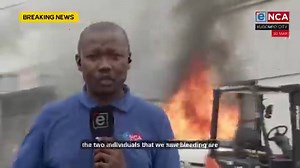 The situation at the March and March protest has escalated. Someone was stabbed earlier allegedly by Ethiopian business owners. Motor vehicles have been set ablaze and two individuals have been rushed to hospital to receive medical treatment. #eNCA #DStv403