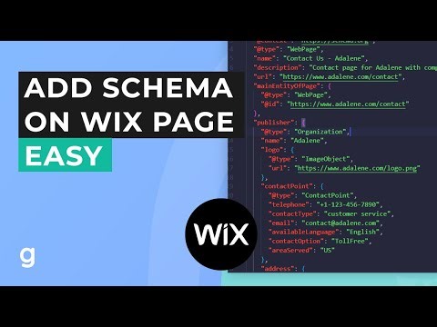 How to Add Schema Markup to a Wix Page