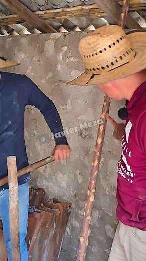 Making a hoe handle