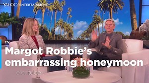 367K views · 946 reactions | Margot Robbie's husband accidentally exposed himself to Barack Obama and Ellen DeGeneres on their honeymoon. | Yahoo Entertainment | Facebook