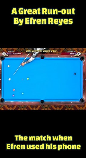 A great 9-ball run-out from Efren Reyes and the match when he used his phone #efrenreyes #Efren #EfrenBataReyes #incredible #Amazing #Awesome #greatness #GOAT #TheGoat #greatestofalltime #TheGreatestOfAllTime #TheMagician #magician #greatest #TheGreatest #unbelievable #genius #best #thebest #bestever #thebestever #billiards #bilardo #bilhar #9ball #9ballpool #foryou #foryoupage #fyp #reelsviral #reelsfb #viral #viralreels | Bill's Yard