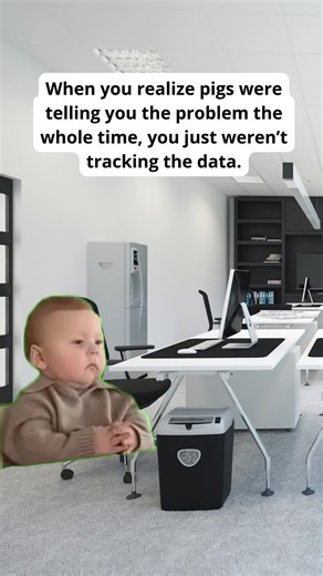 Turns out the pigs were communicating. We just needed dashboards instead of guesswork 🐷📊 Discover how small insights turn into big results in the swine industry. Curious about the swine industry? Check out The Swine it Podcast Show for the latest trends and insights. Tune in now! 🎧🎙️ #SwineFarming #AgTech #AnimalHealth #PigFarming #LivestockInnovation #FarmData