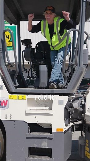 Putting a dynapac roller to the real test! #shorts