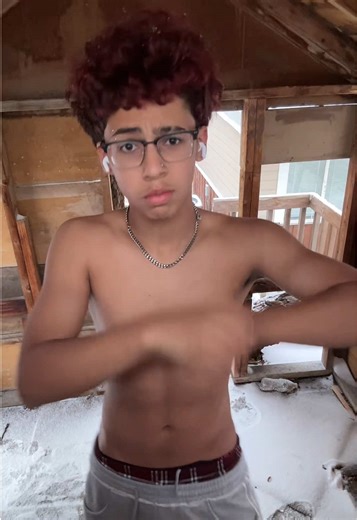 Snowed in the tree house #fyp #niche #viral #funny #comedy | snow