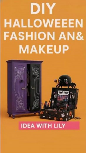 Witch Paper Doll 🎃✨ DIY Halloween Magic with Lily! 👻 #Shorts