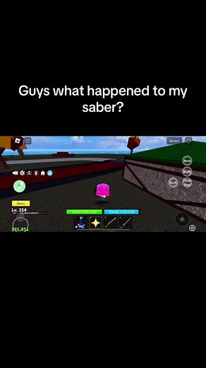 What Happened to My Saber? Exploring Blox Fruits on Roblox