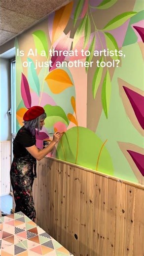 POV: you hired me for a mural and now your home finally feels alive