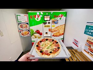 180 Seconds Cooking Pizza Vending Machine in Japan