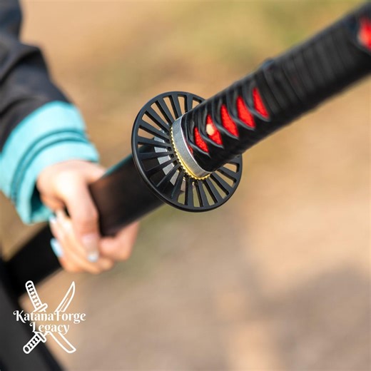 Tanjiro's First Nichirin Sword Replica | Demon Slayer Collectible | 1045 Carbon Steel | Cosplay Prop - Etsy