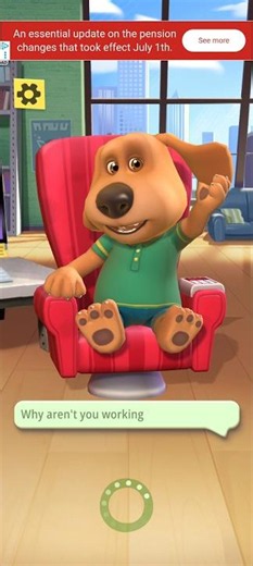 Why has Talking Ben AI stopped working? #talkingtomandfriends #talkingben #shorts