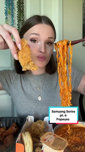 Samyang Series with Popeyes Mukbang Eating Show