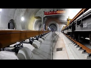 China Super Construction And Track Laying For High Speed Railways