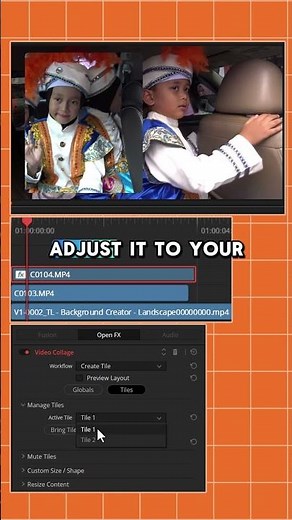 Creating Easy Collage Videos in Davinci Resolve