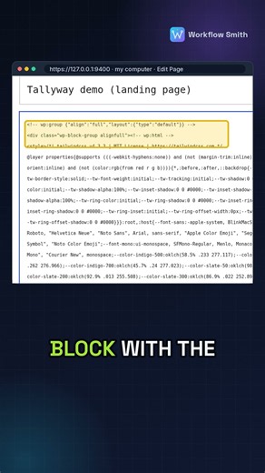 AI-Made HTML Page to WordPress in 3 Steps #Shorts