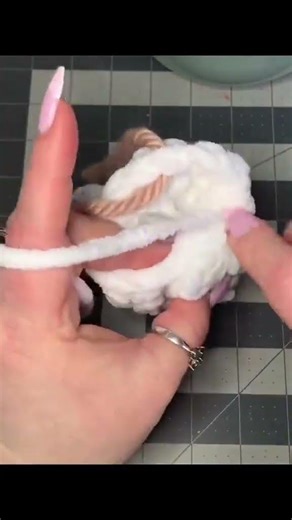 Full tutorial 👆 hit the play button #crochetcow