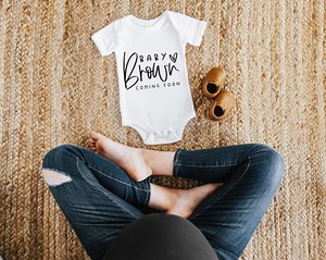 Baby Coming Soon Baby Onesie, Newborn Clothing, Baby Shower Gift, New Parents Gift, Infant Bodysuit, Cute Baby Outfit, Trendy Baby Apparel - Etsy Australia