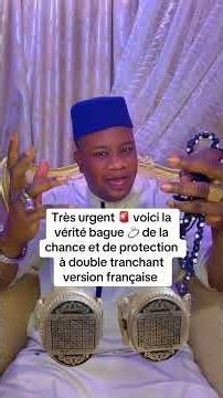 Bagues de chance et de la protection à double tranchant version française