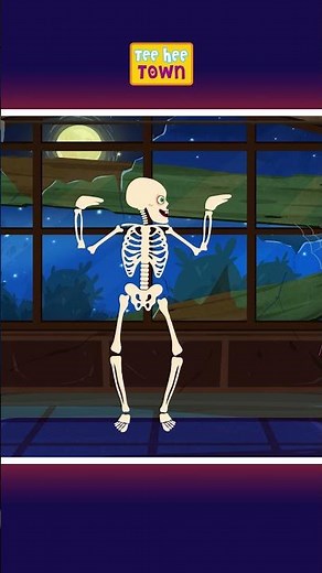 Dancing Skeletons In The Haunted Window #shorts #halloween #hooplahalloween
