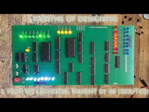 I spent three months designing an 8 BIT CPU so you don't have to