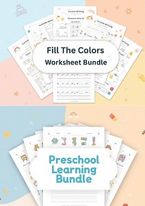 Coloring Worksheet | Preschool Learning Bundle | 160 Pages Kids Coloring Worksheets (PDF) | Christmas and Halloween Sheets | Fun Sheets - Etsy Canada