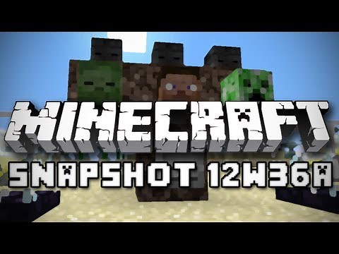 Minecraft: Mob Skulls, Wither Skeletons and More! (Snapshot 12w36a Overview)