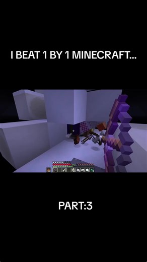 Mastering the 1 By 1 Minecraft Challenge