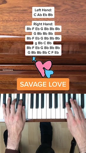 Savage Love Piano Tutorial ft. Jason Derulo & Jawsh685