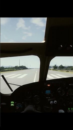 Test flight. Landing of Antonov An-12 in BeamNG Drive Game