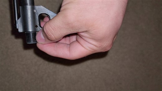 Installing front sight pin and detent pin for muzzle device. What am I doing wrong?