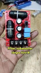 Crossover subwoofer pasif | miniatur sound system