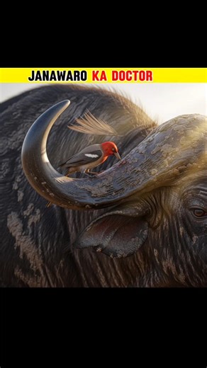 Yeh Hai Janwaron Ka Government Doctor 🐦 | Oxpecker Bird Ka Sach! #islamicfacts #shorts