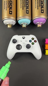 10K views · 268 reactions | Custom Xbox controller I painted for a partnership with Fall Guys! | Hunter Fekete | Facebook