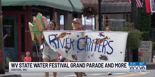 Hinton’s ‘W.Va. State Water Festival’ continues with parade, vendors, and more