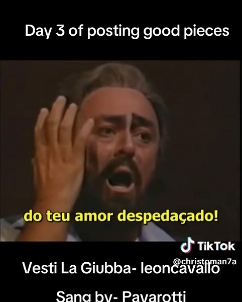 “Vesti la giubba” is one of the most iconic and emotionally charged arias in the world of opera. Composed by Ruggero Leoncavallo as part of his 1892 opera Pagliacci (“Clowns”), the aria appears at the end of Act I and is sung by the character Canio. This heartbreaking piece explores the deep pain of betrayal and the cruel contrast between public performance and private suffering. #opera #fyp