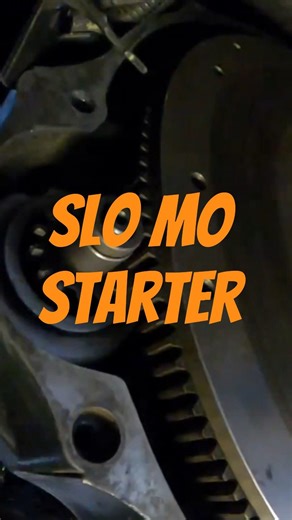 a cummins starter in slo motion #cummins #starter