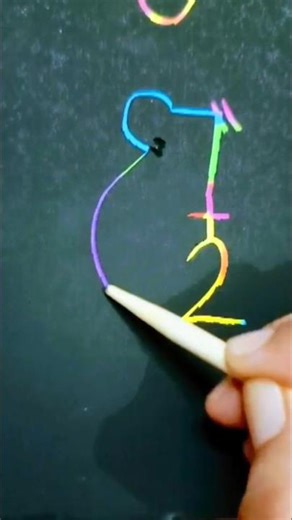 mouse magic drawing for kids !#art #magicdrawforkids #easydrawing #mouse #shorts #viral