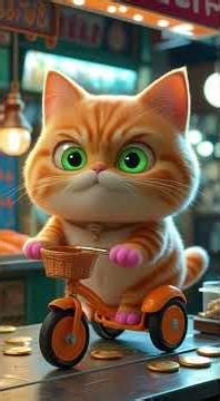 This Goofy AI Orange Cat's Market Mission. An AI Orange Cat Fun Story #ai #orangecat #cat #cute