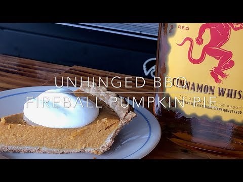 Fireball Pumpkin Pie on the Yoder YS640 | ubbq Recipe