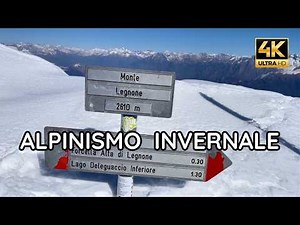 La nostra PRIMA ascesa ALPINISTICA • SPETTACOLO monte LEGNONE in invernale (via normale)