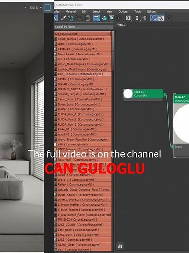 Photorealistic Interior Rendering Tutorial | 3ds Max + Corona Renderer