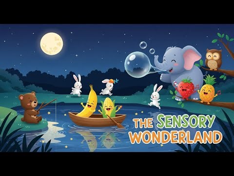 Baby Sensory 🌼🍓 Infant Visual Stimulation With Cute Fruit Dancing Animation For Relaxation 🌸🌈