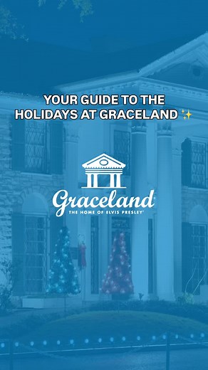 It’s the most wonderful time of the year at Graceland! ✨ From the annual Holiday Lighting Ceremony to live concerts, family feasts, and festive tours, there’s magic around every corner this season in Memphis. Plan your visit at graceland.com/christmas 🎄 | Elvis Presley's Graceland