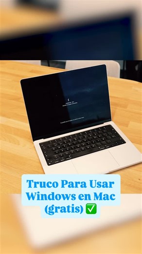 Con esta App (gratuita) Puedes usar Windows en MacOS 💻🙃 (vídeo completo ya en el canal!) #macbook #windows #trucos | GCtech Comunidad