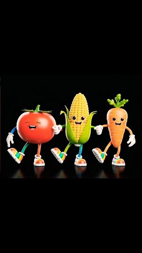 Cute Veggie Dance Party 🥕🌽 Baby Sensory